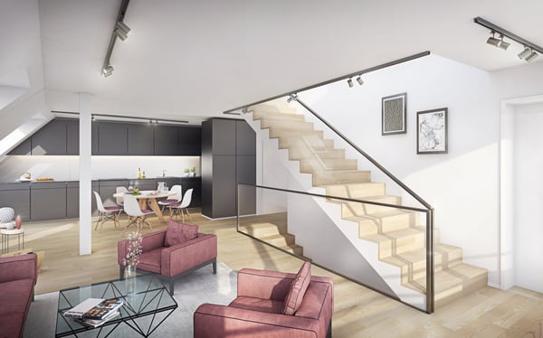 EXKLUSIV WOHNEN AUF ZWEI ETAGEN - NEUBAU-WOHNUNG MIT DACHTERRASSE 3