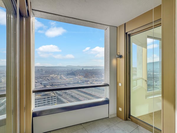 Exklusive 1.5-Zi. Hochaus-Wohnung mit Panoramablick auf Zürich und Alpen 7