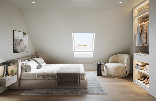 Über den Dächern der Stadt: Stilvolle Wohnung mit Outdoor-Lounge 5
