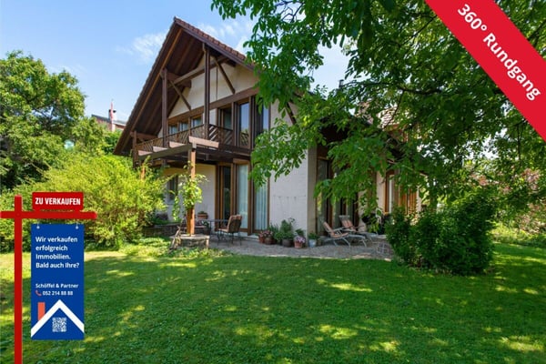 Grosszügiges 6½-Zimmer-Einfamilienhaus mit traumhafter Gartenoase
