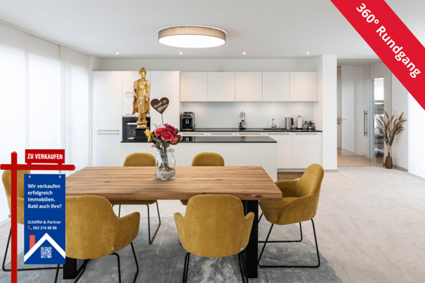 Exklusive 3½-Zimmer-Attikawohnung mit grosser Terrasse 1