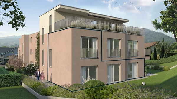 HELL UND MODERN AUF ZWEI GESCHOSSE MIT WINTERGARTEN UND GROSSEM GARTEN WOHNEN / WOHNUNG BS6 2