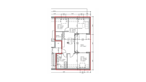 MODERNE & EXKLUSIVE 3.5 ZIMMER DACHWOHNUNG (M6) – ERSTVERMIETUNG 3