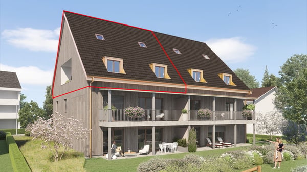 MODERNE & EXKLUSIVE 3.5 ZIMMER DACHWOHNUNG (M6) – ERSTVERMIETUNG 2