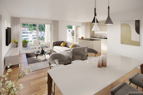 Charamante 1.5 Zimmer-Neubauwohnung 1