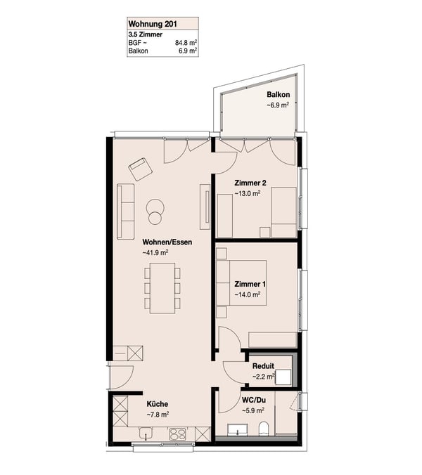 Attraktive 3.5-Zimmer-Wohnung mit traumhafter Aussicht in St. Gallen 11