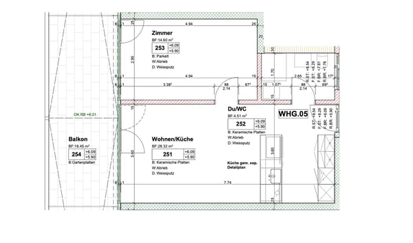 Charmante und helle 2.5 Zimmer-Wohnung 7