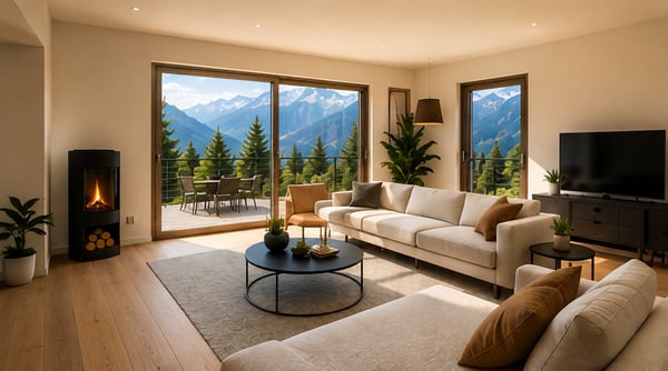 Magnifique chalet en construction 2