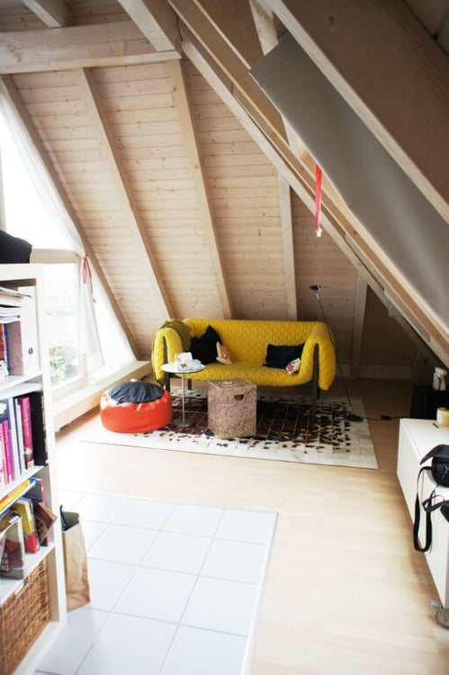 BEFRISTET bis Ende April 1016 - Charmante Dachwohnung mit Dachterrasse über Zürich! 4