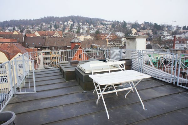 BEFRISTET bis Ende April 1016 - Charmante Dachwohnung mit Dachterrasse über Zürich! 9