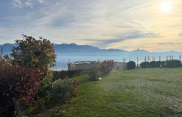 En exclusivité - Viager occupé sans rente – Superbe 4 pièces avec jardin et vue sur le lac