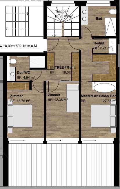 5.5-Zimmer-Maisonette mit Hauscharakter an privilegierter Sonnenlage 3