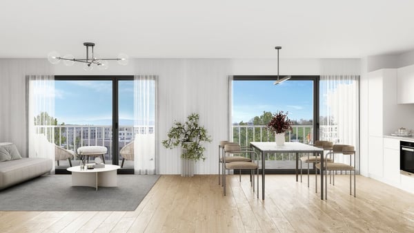 Idéal investisseur : Lot exclusif de 3 appartements neufs en PPE 5