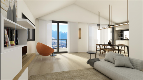 Appartamenti di nuova costruzione a Bellinzona con certificazione Minergie in piccola residenza. 2