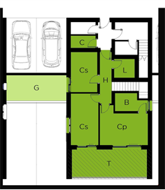 Appartamenti di nuova costruzione a Bellinzona con certificazione Minergie in piccola residenza. 7