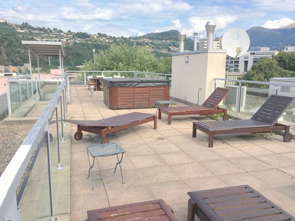 Pregassona singolare Attico moderno e luminoso con roof garden 20