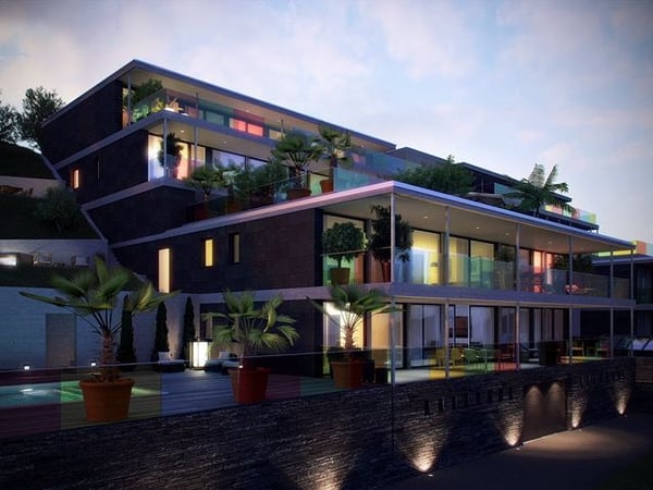 Vernate splendido appartamento con meravigliosa vista su lago e montagne circostanti