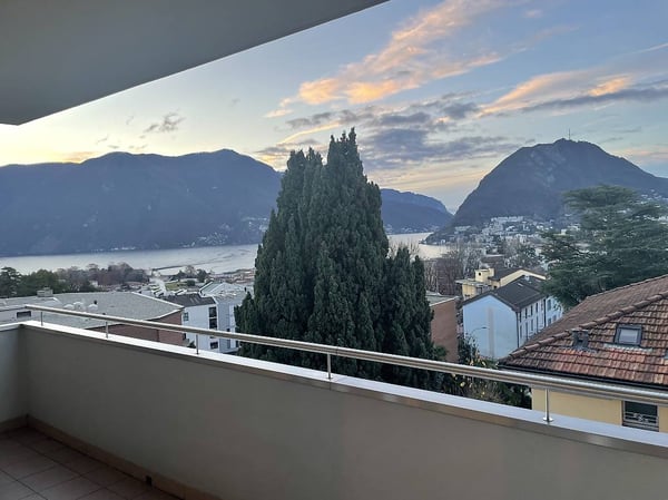 Splendido appartamento di 1.5 locali a Massagno con vista panoramica