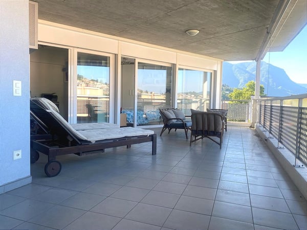 Pregassona singolare Attico ammobilito, moderno e luminoso con roof garden 19