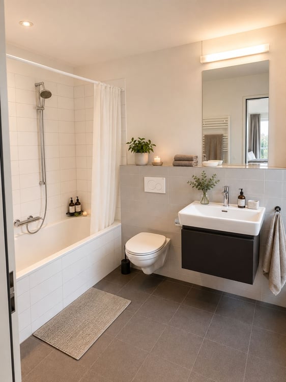 Helle 1.5-Zimmer Wohnung mit Aussicht in Riehen Mobiliert 4