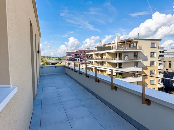Erstbezug, exklusive Attikawohnung mit Weitblick in Cham 5