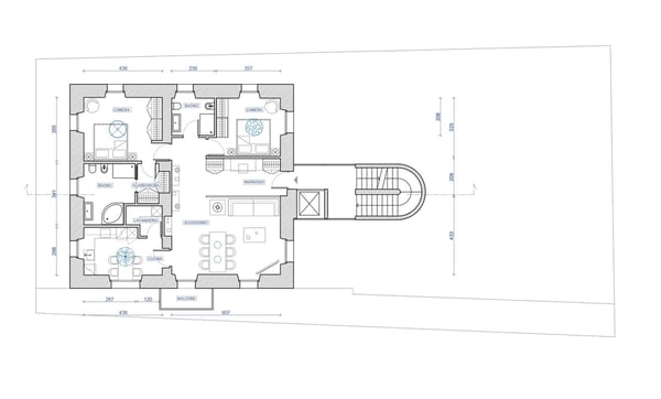 Palazzina di Charme di 4 appartamenti in centro a Lugano 16