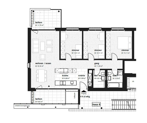 Neubau mit Innenhof an zentraler Lage 13