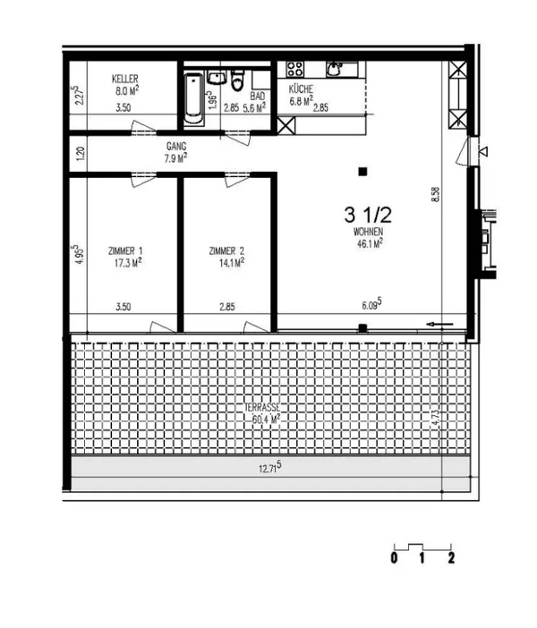 Helle 3.5-Zimmer-Wohnung mit grosser Terrasse und modernem Komfort in Winterthur 6
