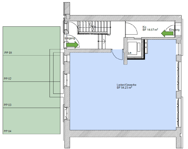 Aussenparkplatz zu vermieten ab 01.09.26 2