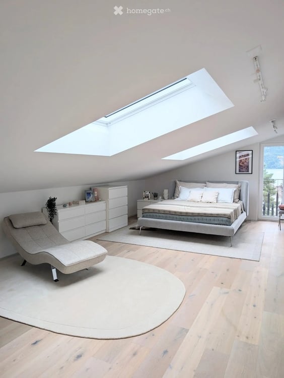 Helle, neue luxuriöse 3½ Zimmer Wohnung (E7) im DG mit grossem Balkon 11