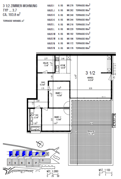 Moderne 3.5-Zimmer-Terrassenwohnung im 8. Stock mit herrlicher Aussicht in Winterthur 8