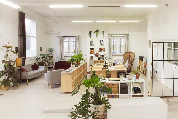 Place de travail pour indépendant au studio musa 1