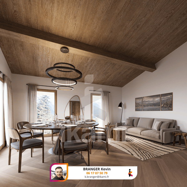 RÉSIDENCE DE PRESTIGE : APPARTEMENT T5 DUPLEX AVEC VUE PANORAMIQUE À LA CHAPELLE D'ABONDANCE 3
