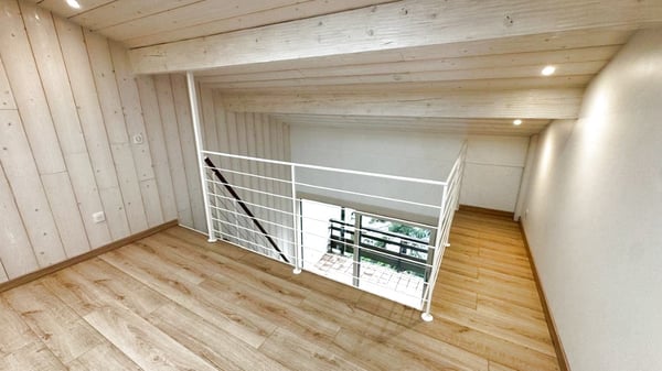 Duplex en dernier étage rénové à Port Ripaille 2