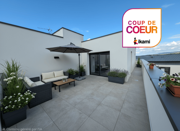 Appartement de type 2 en attique 1