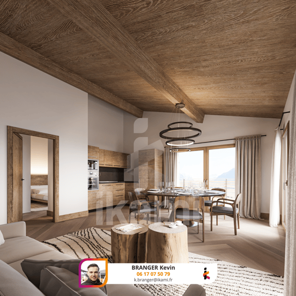 RÉSIDENCE DE PRESTIGE : APPARTEMENT T4 AVEC VUE PANORAMIQUE À LA CHAPELLE D'ABONDANCE 2