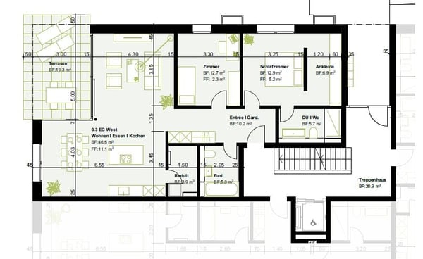 Moderne 3.5-Zimmer-Wohnung in ruhiger Lage von Orpund 11