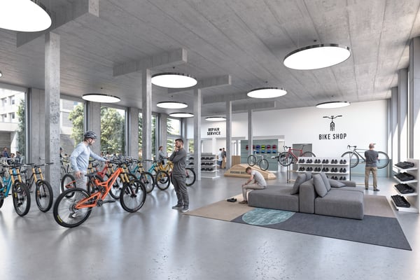 Müllerbräu Areal Baden ? 550 m² Erdgeschossfläche im Trendquartier direkt am Bahnhof 3