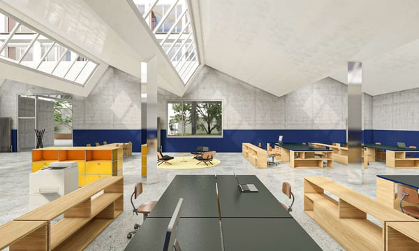 Vielseitige Gewerbefläche mit grosszügiger Shedhalle (340m²) und Büro (70m²) in Basel 3