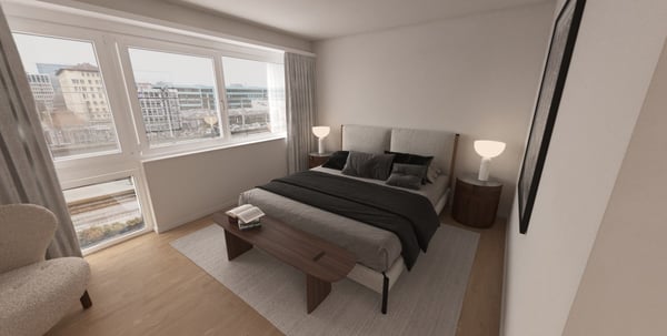 1.5-Zimmer Maisonettewohnung mit eigener Dachterrasse (125 m2) in Zug 7