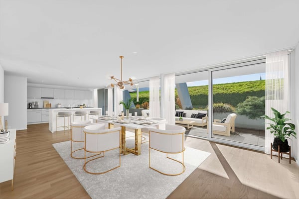 Moderne, helle 1.5 Zimmer-Wohnung mit einer grossen Terrasse 7