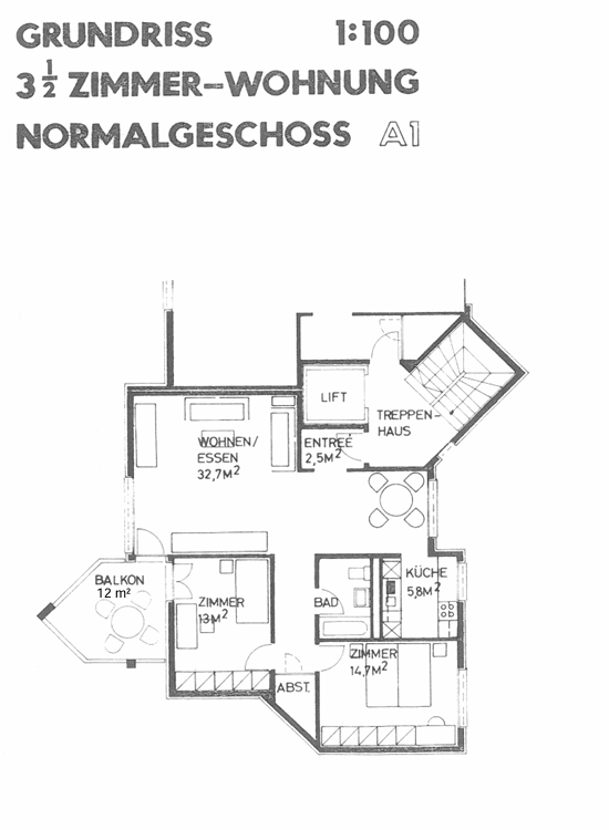 3.5-Zimmer-Erdgeschosswohnug mit Perspektive & Parkplatz 10