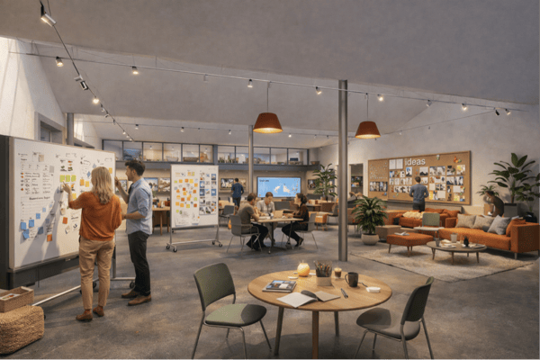 Vielseitige Gewerbefläche mit grosszügiger Shedhalle (340m²) und Büro (70m²) in Basel 4