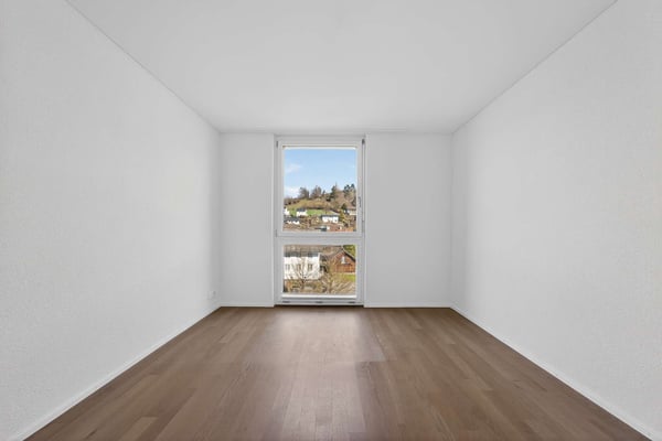 Ankommen und durchatmen: Moderne 4.5-Zimmerwohnung mit unverbaubarer Weitsicht ins Grüne 3