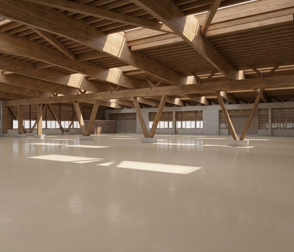 Hallenflächen ab ca. 1'000 m² und 7.2 m Raumhöhe für Produktion, Gewerbe, Freizeit und Showroom 2