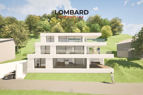 Terrain avec vue panoramique sur le lac 3