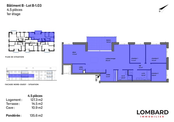 Appartement neuf de 4.5 pièces au 1er étage 5
