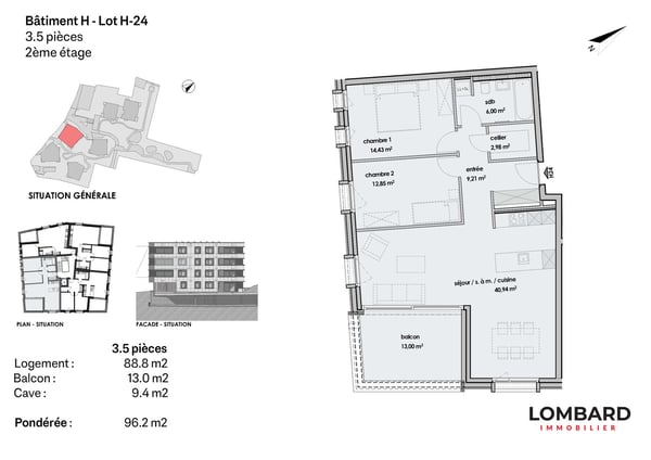 Appartement de 3.5 pièces au 2ème étage 6