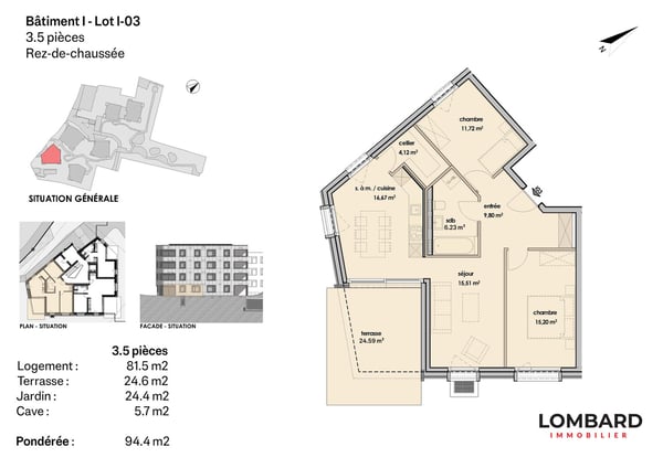 ***RÉSERVÉ*** Appartement de 3.5 pièces en rez-de-jardin 6