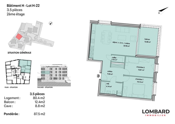 Appartement de 3.5 pièces au 2ème étage 6